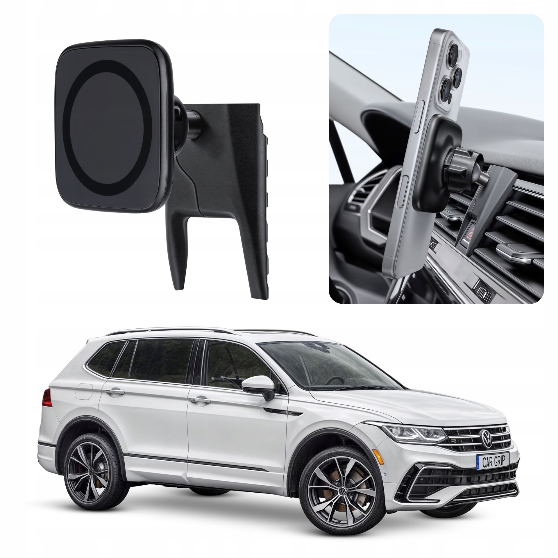  Adapter hoidja telefoni jaoks mõeldud sisse volkswagen tiguan ii 2 (2016-)