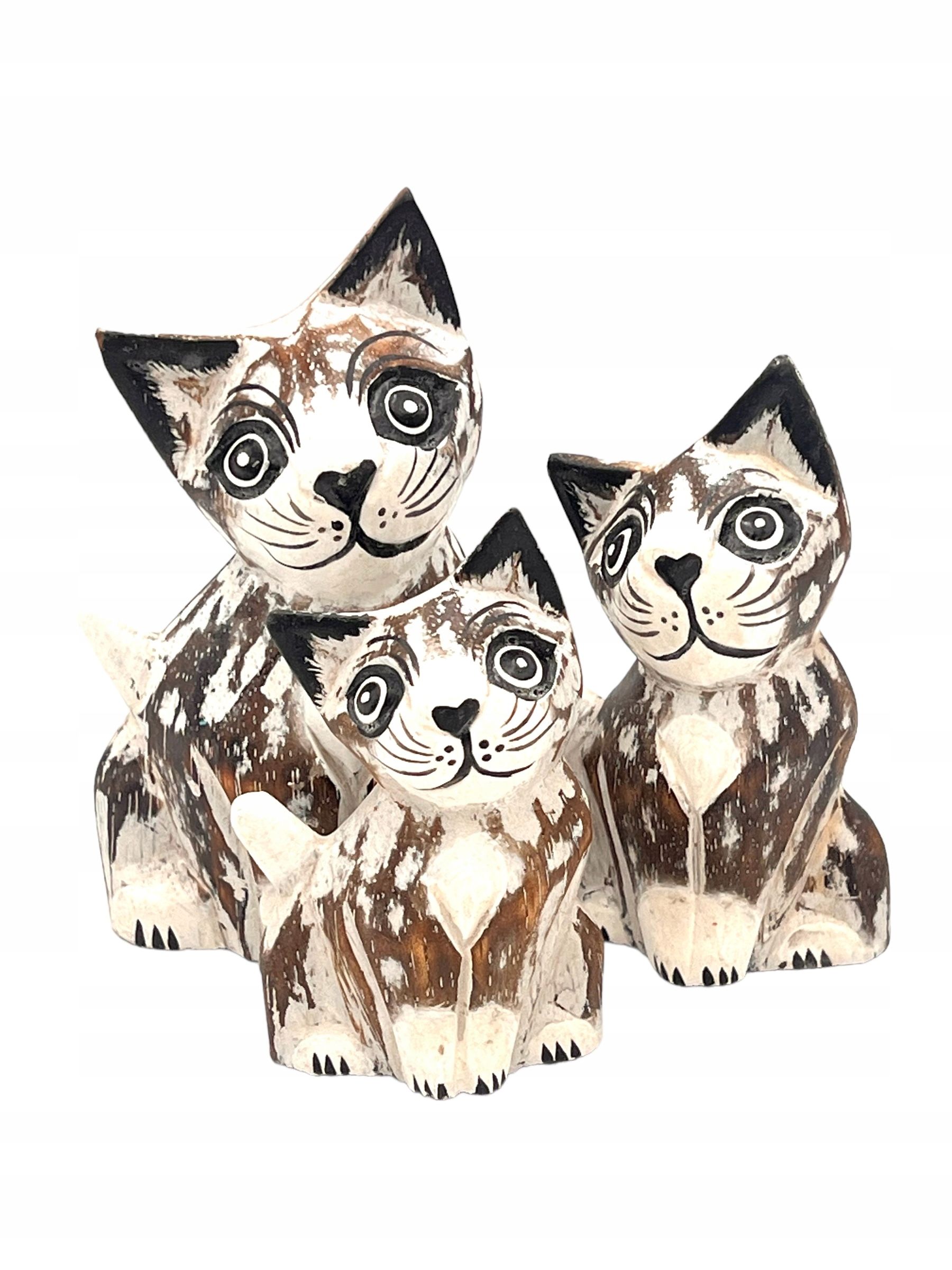  Katze kätzchen holzfigur wunderschön einzigartig dekoration oder geschenk 30cm