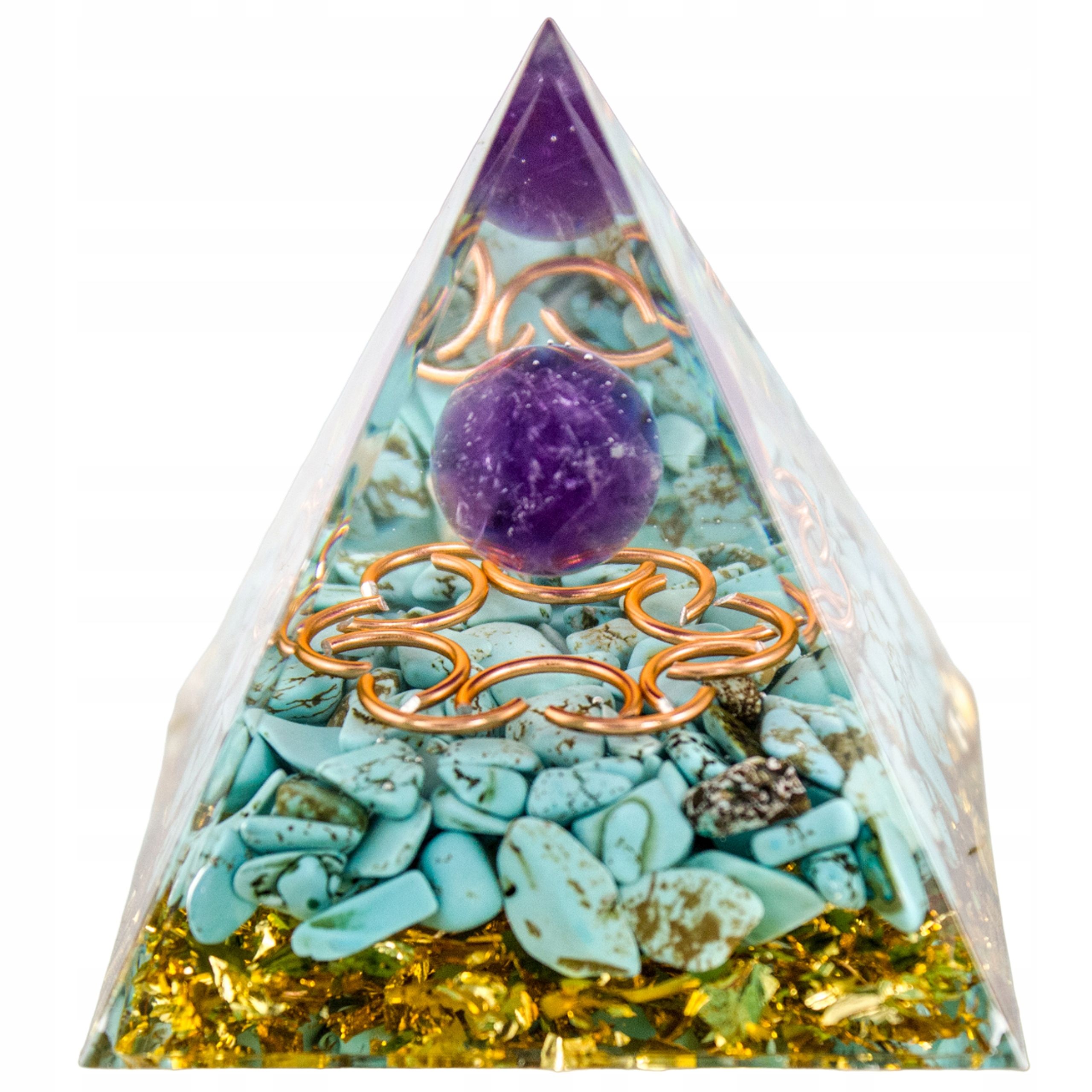  Pyramide orgonit amethyst lazuryt oliwin tigerauge feng shui chakren 5cm