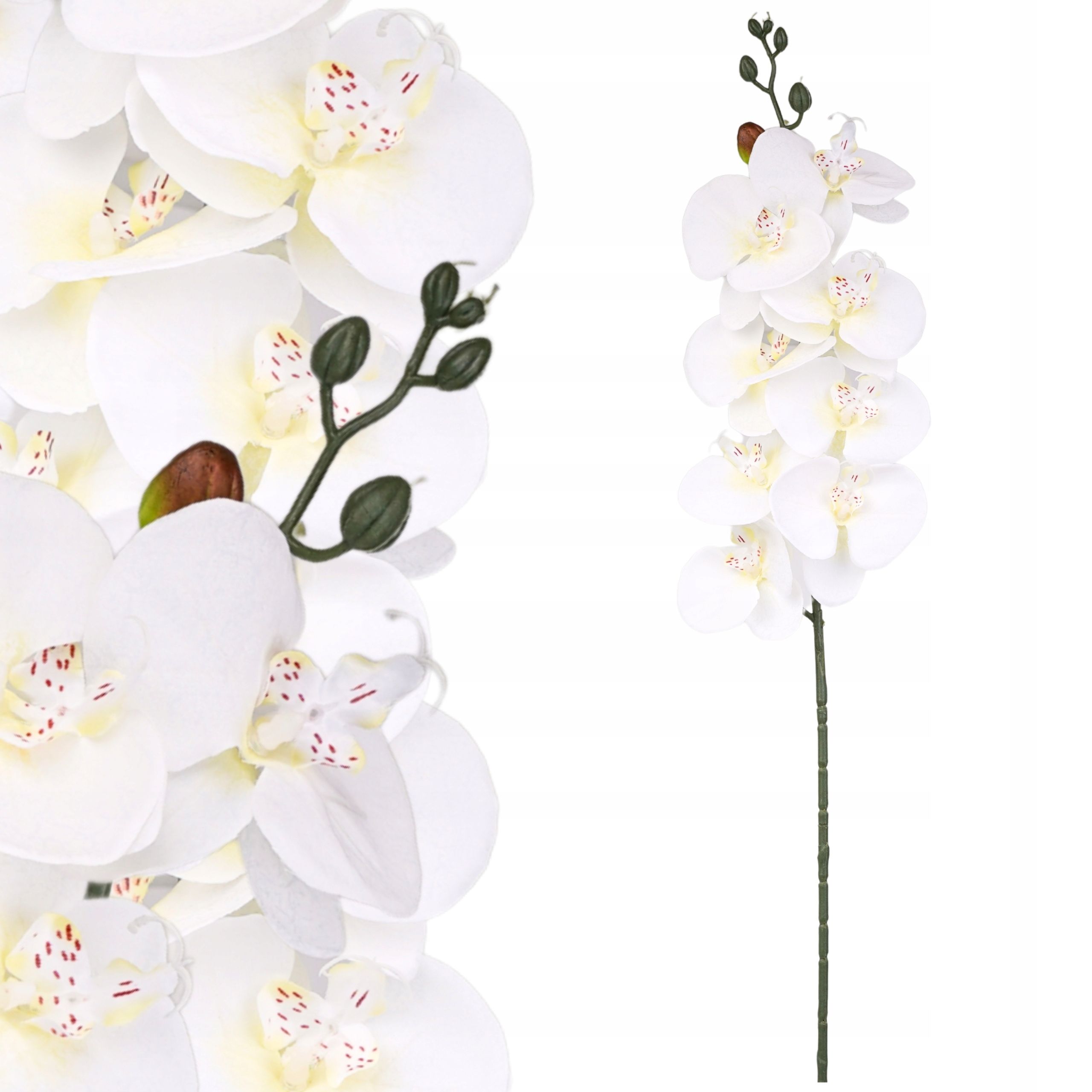  Mākslīgais zieds orhideja zars dekoratīvs rotājums florists pik 62cm