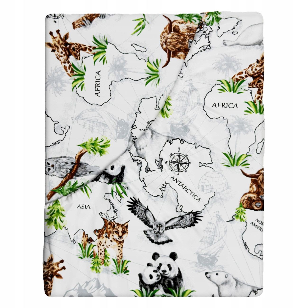  Cotton sheet with an eraser with patterns 120x60 fabric holidays 228sbi