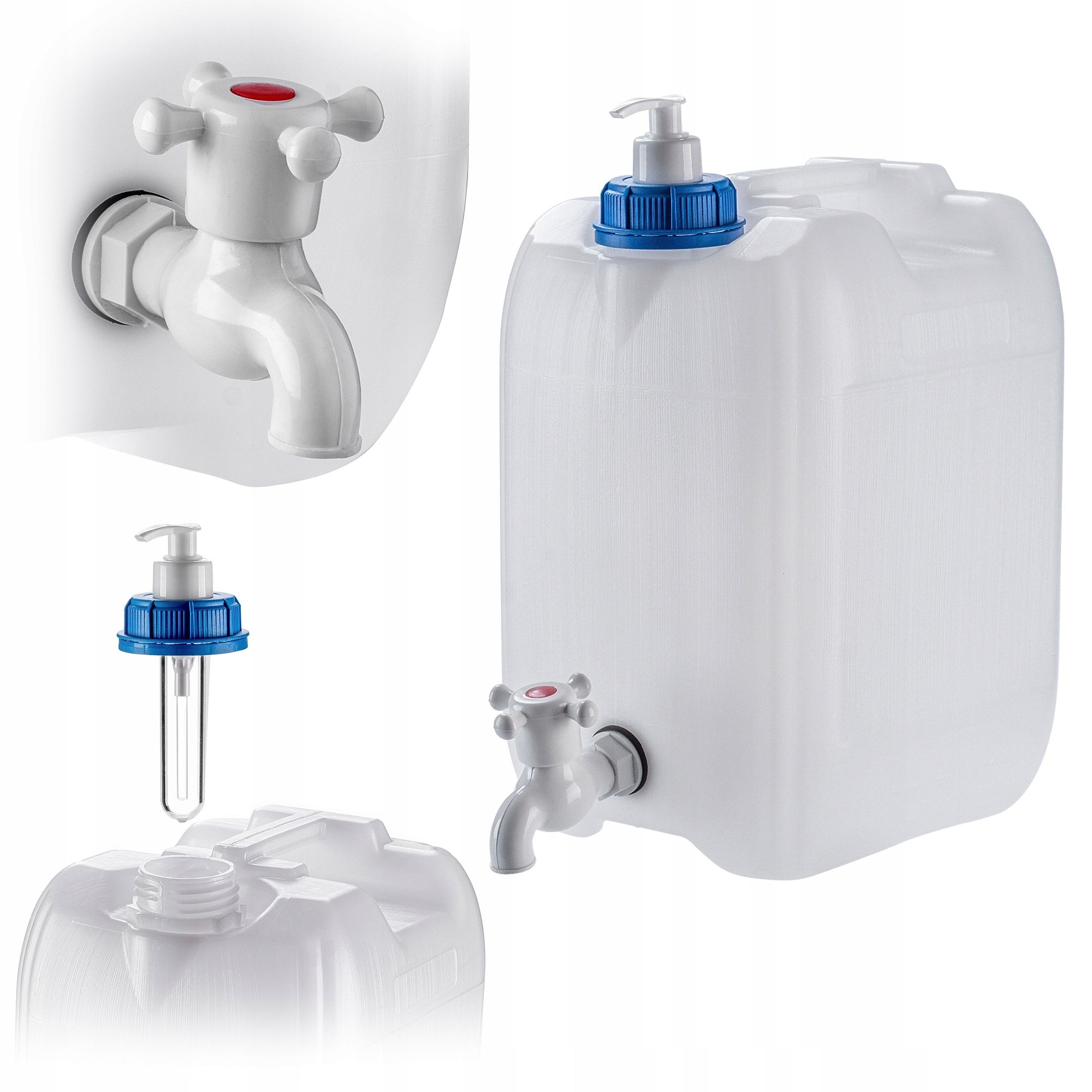 Wasserkanister waschbecken krug banka spender seife flüssigkeiten 5l mit wasserhahn