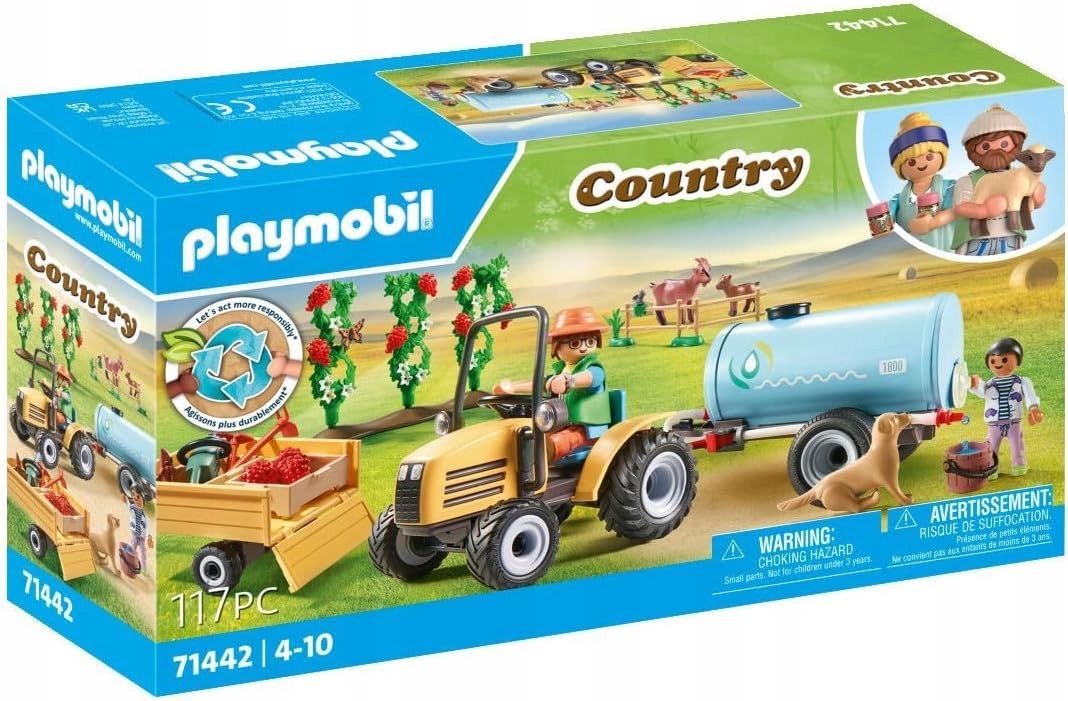  Komplektas playmobil 71423 automobilis su nameliu ant ratų