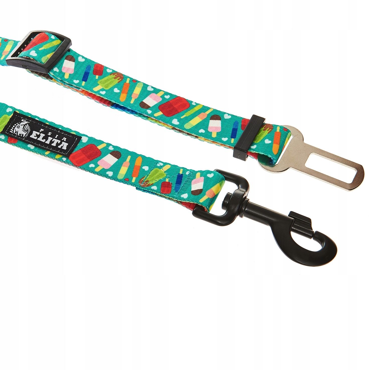 Automotive leash belt for a dog, a cat for the car