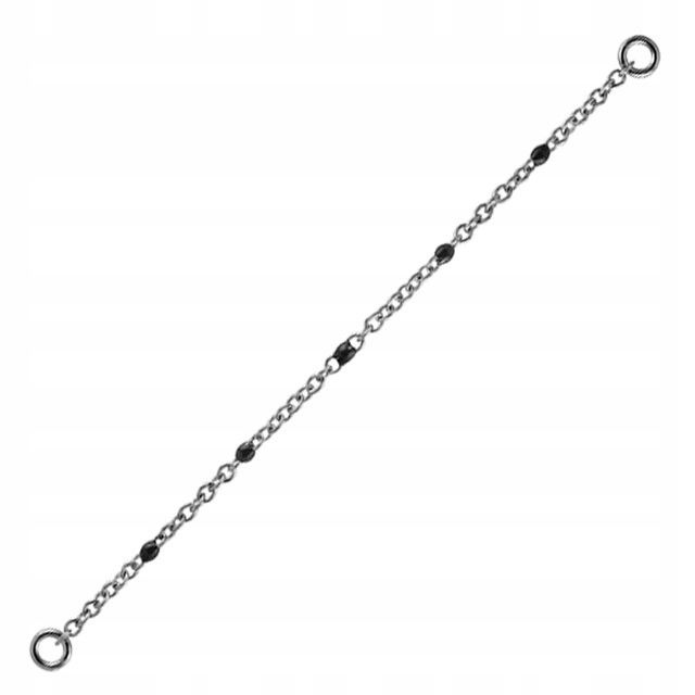  Reťaz - ružové zlato - piercing - 50 mm