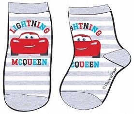 Detské ponožky detské bavlna autá mcqueen 74/80 15-18 cm