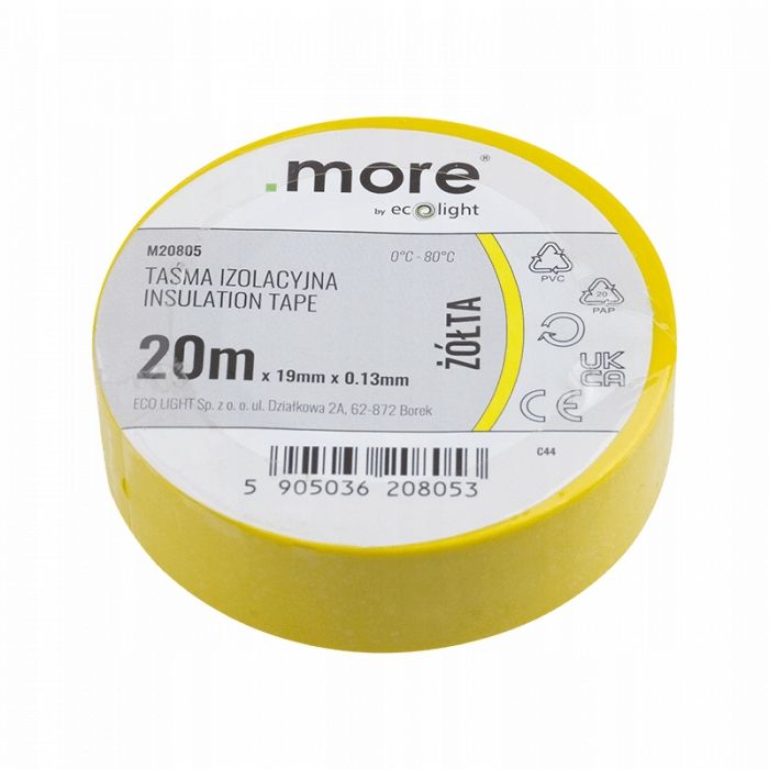  Biela elektrická páska 10m 15 mm x 0,13 mm pvc more valec samozhášavý pevný