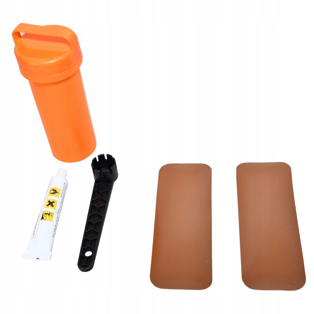  Taisymo rinkinys į sup lenta baidarė pvc klijai + lopai + dėžė
