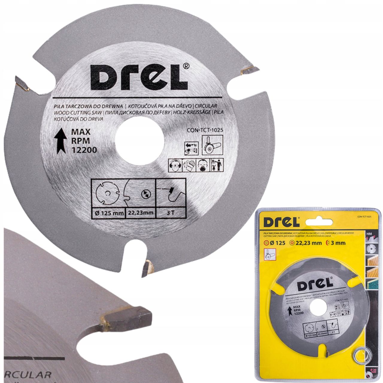  Disk na dřevo pila ze slinutého karbidu 230 x 32 mm 80t
