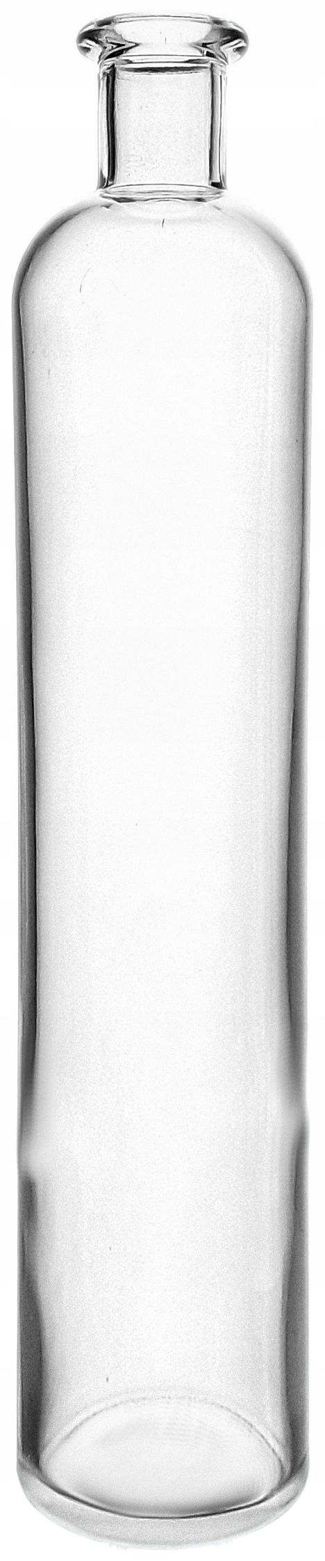  Stikla vāze augsts h70 cm skos stāvs oriģināls caurspīdīgs stilīgs