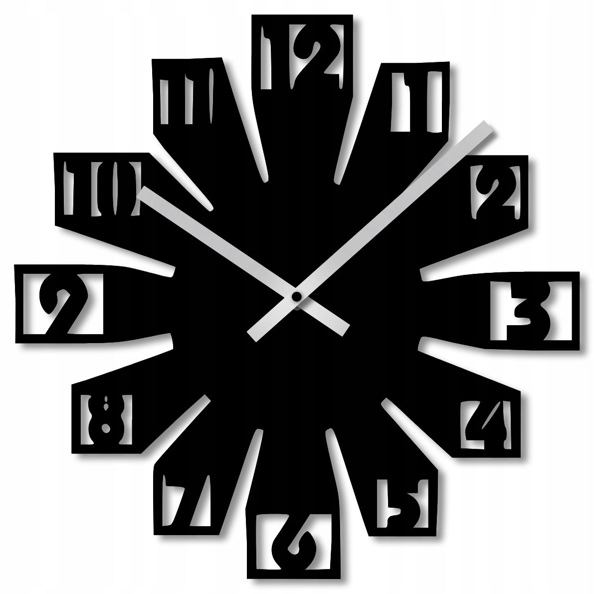  Wall clock 60 cm clock on the wall big clock openwork classic big numbers