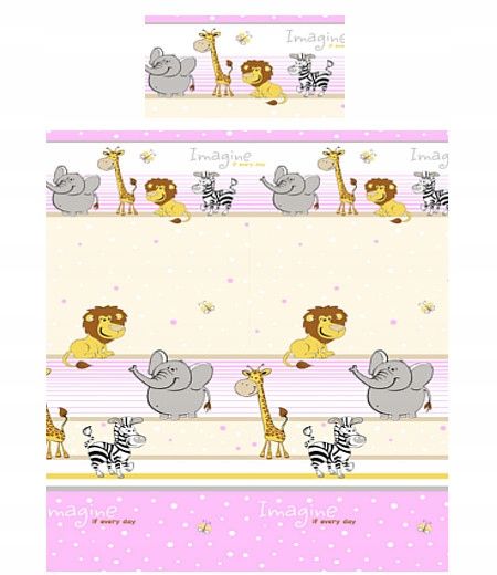  Bedding for the crib 135x100 60x50 cotton 014forest
