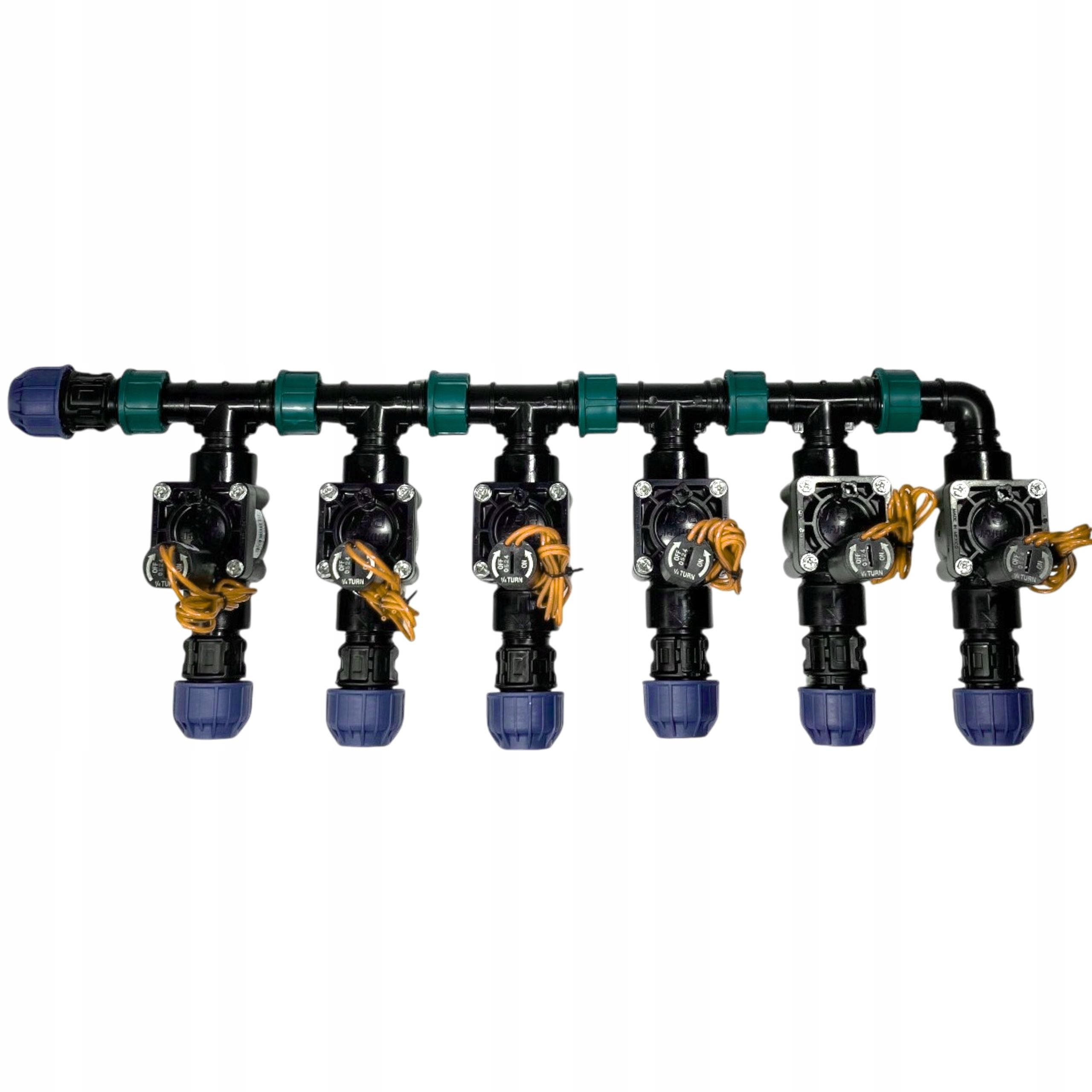  Set automatic irrigation garden 4 sections 12 sprinklers + box