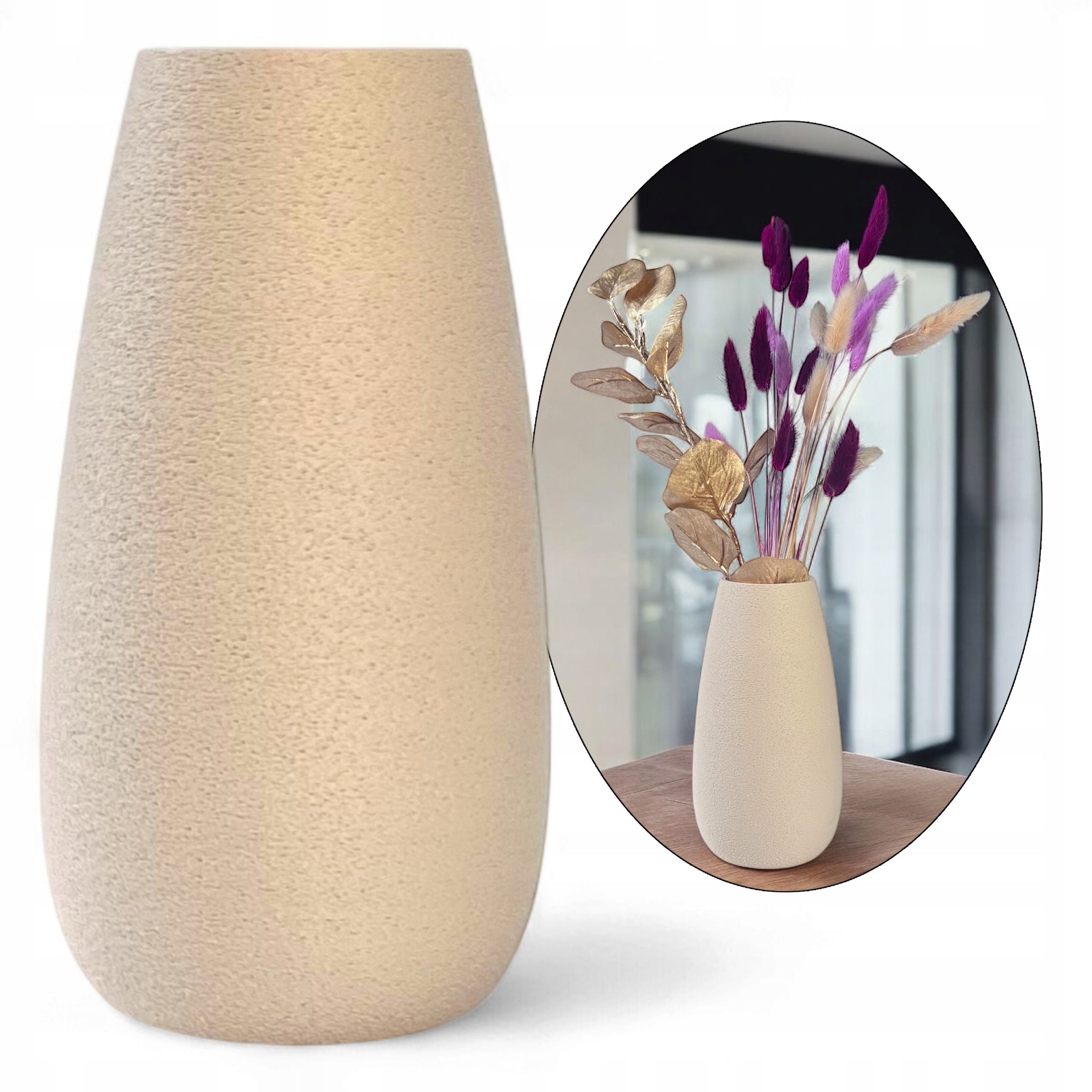  Augsta vāze, olīvu krāsa nesalaužams 20cm, mūsdienīgs vāze ziediem boho