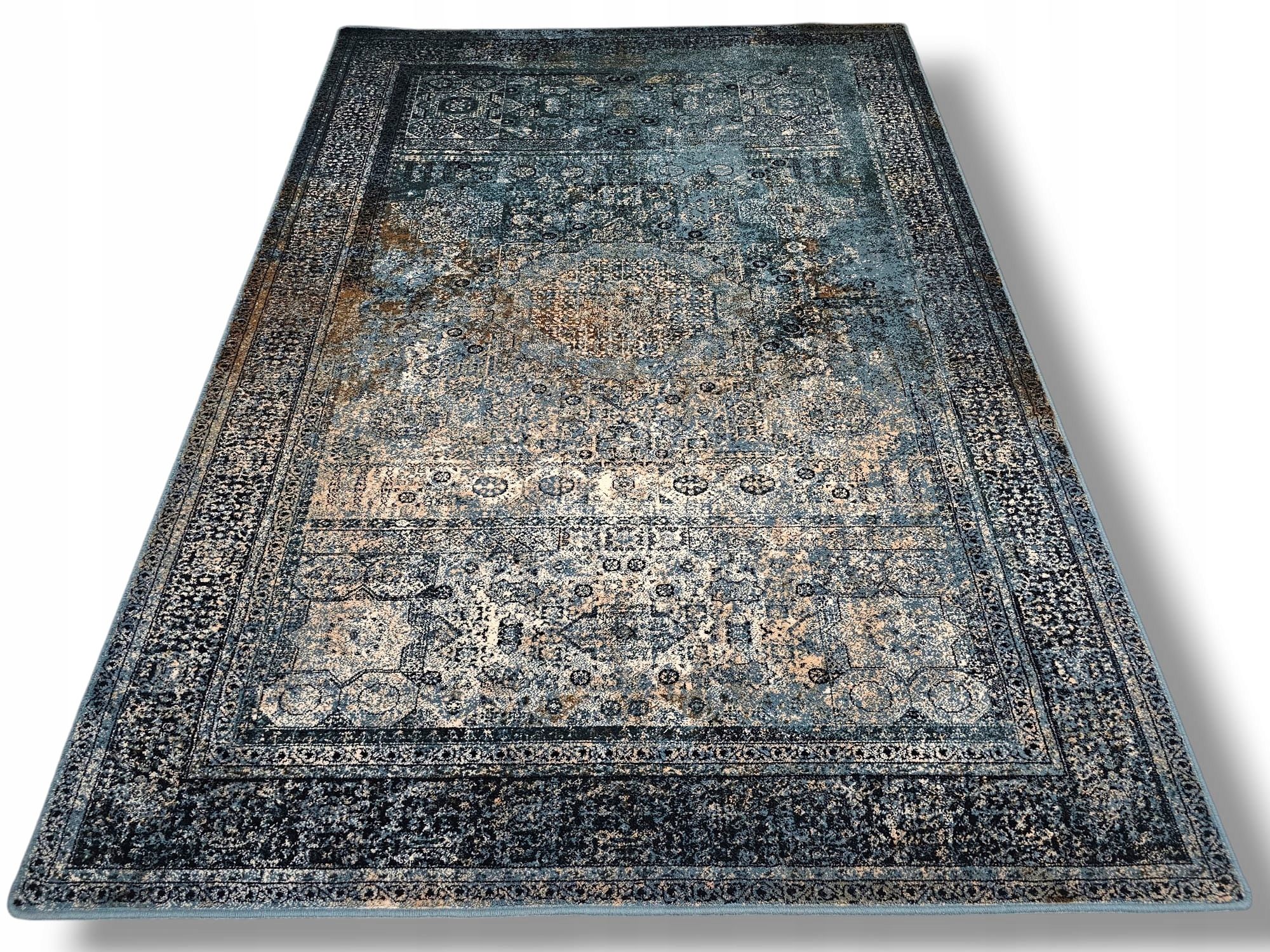  Koberec omega mamluk dywilan 200x300 krém východná 100% vlna rozeta béžový