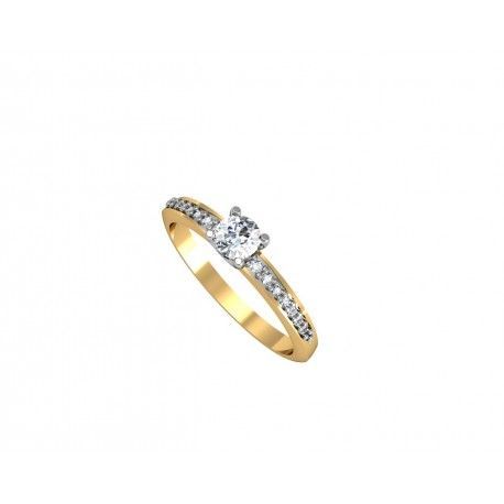  Lieliski gredzens ar izcili 0,44 ct -50% id
