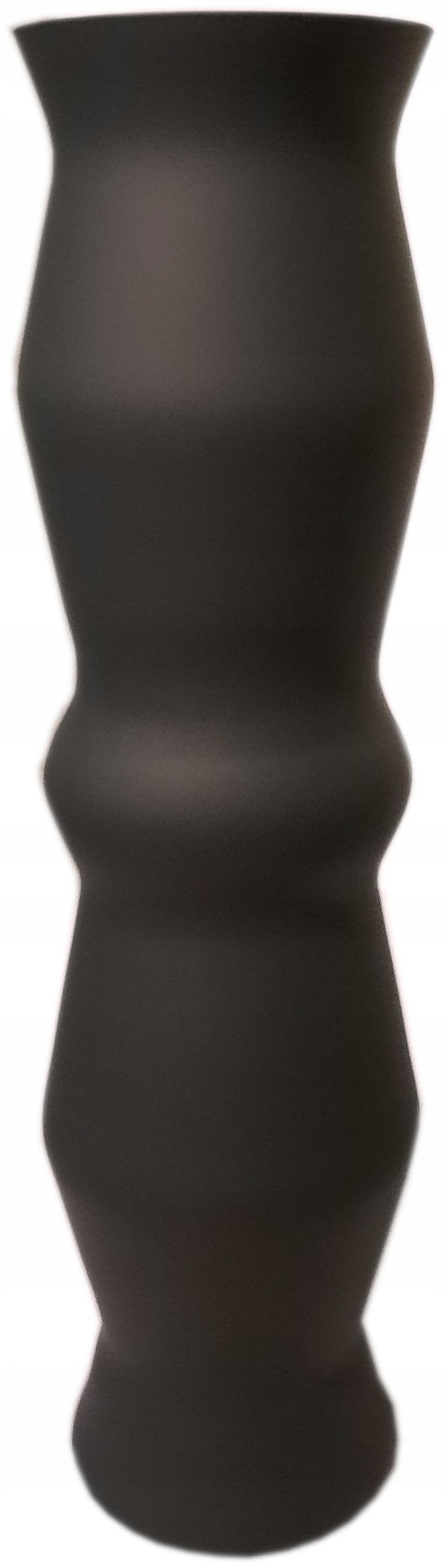 Vāze augsts glāze h60 cm oriģināls veidlapa balts spīdums spīdīgs