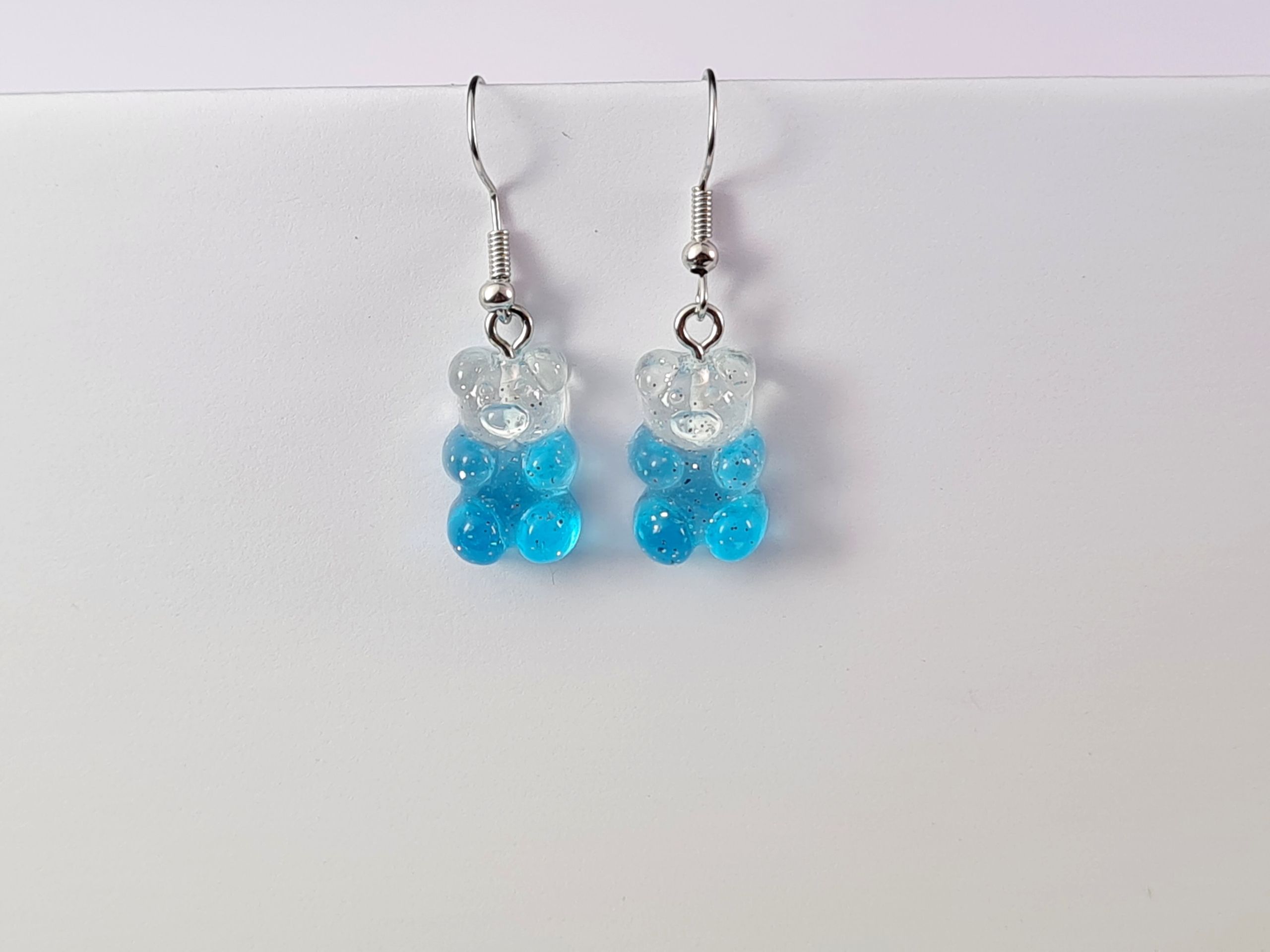  Ohrringe mis gumisie gumis gummibärchen rosa-blaue farben verdunkelt 07