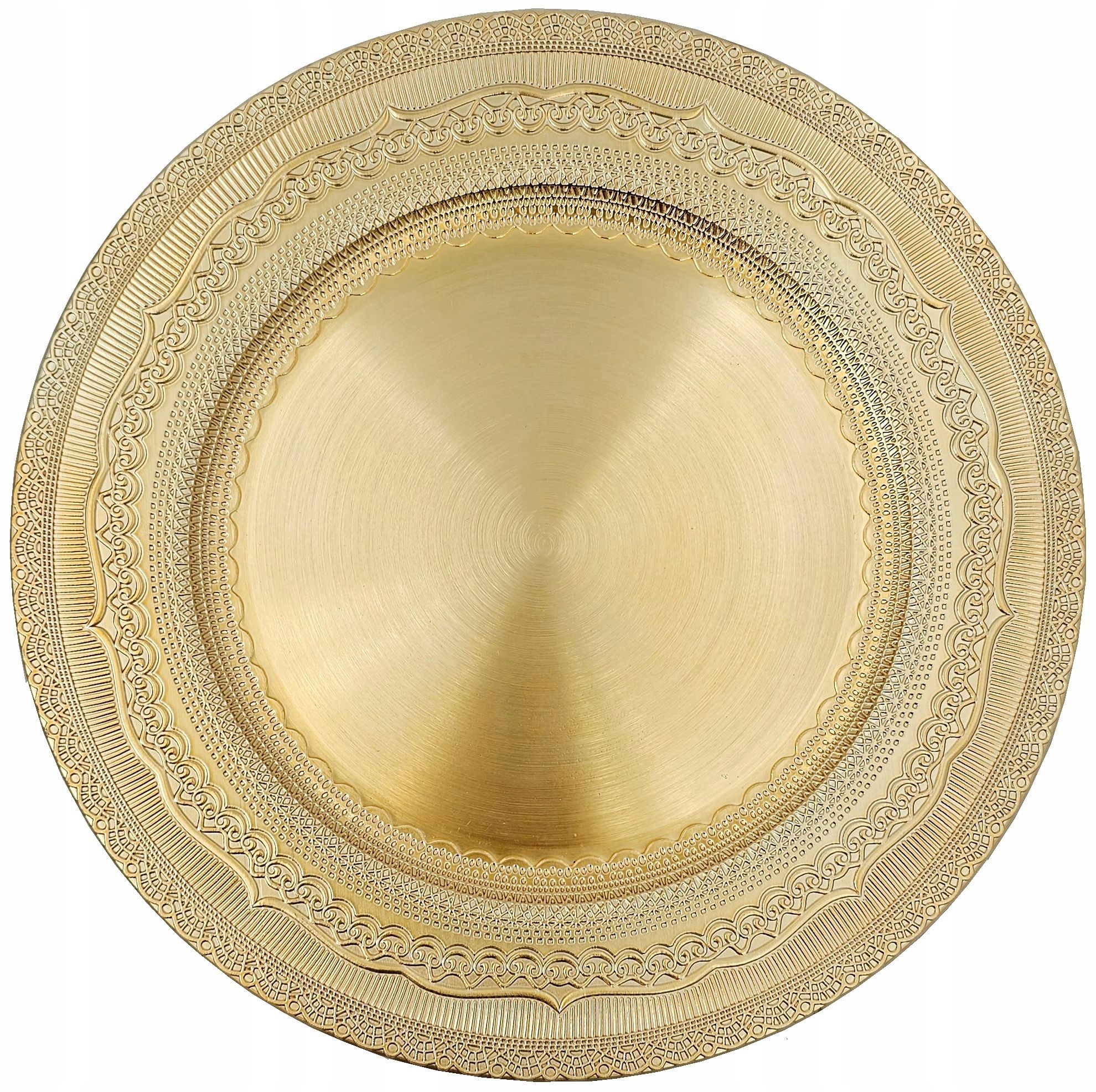  Decorative plate podstwka plastic under the plate gold o33 kp0647a
