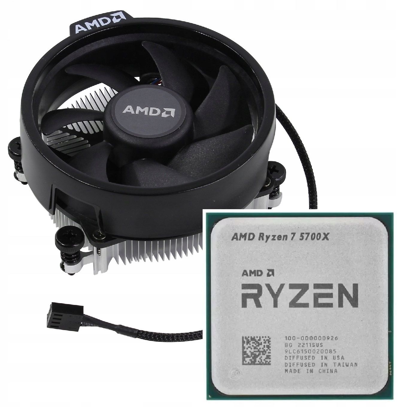  Procesor amd ryzen 7 5700x oem | tray | am4 | 3.4ghz | 32mb | 100-000000926