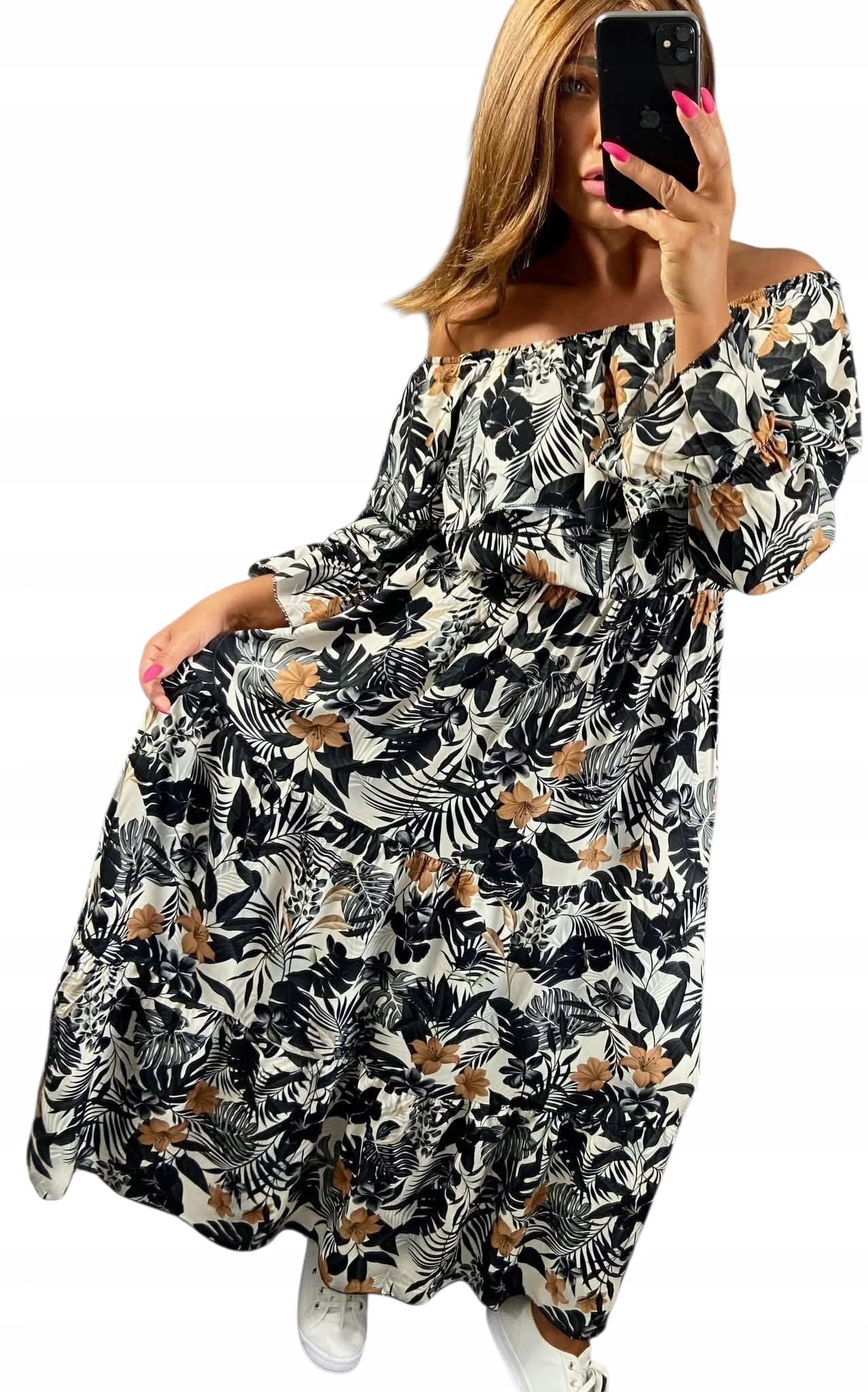  V604 šaty španělština se vzory k8 r. 50 (5xl)