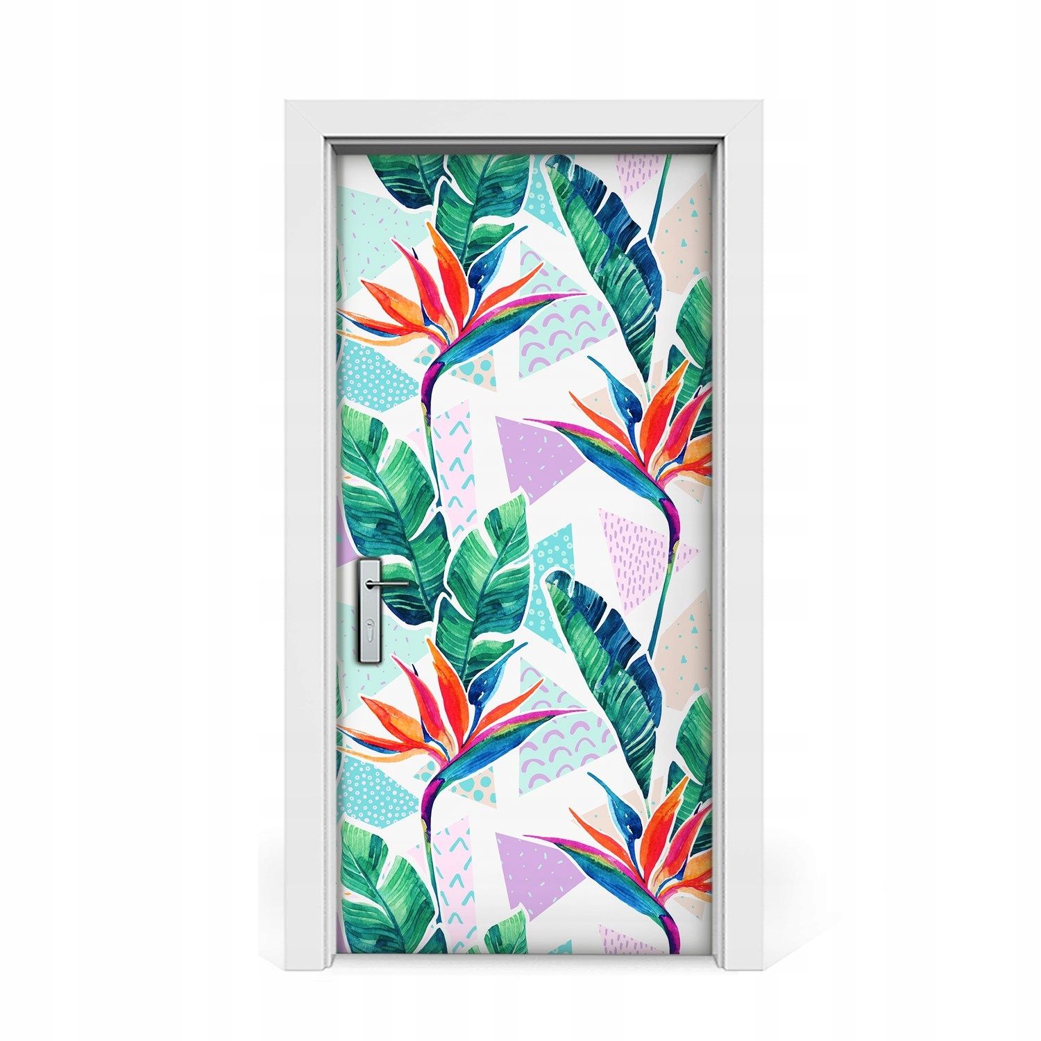  Photo wallpapers on the door banana leaves 95x205
