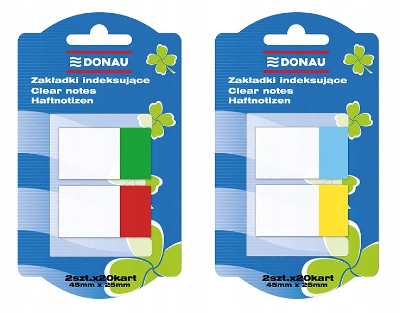  Registerkarten pp 25x45mm 1x50 blätter gelb klebrig