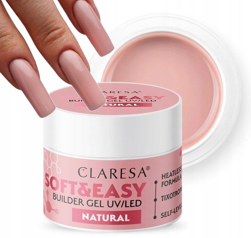  Claresa rubber gél tiksotropia želé 11 svetlo ružová 45g+ šablóny
