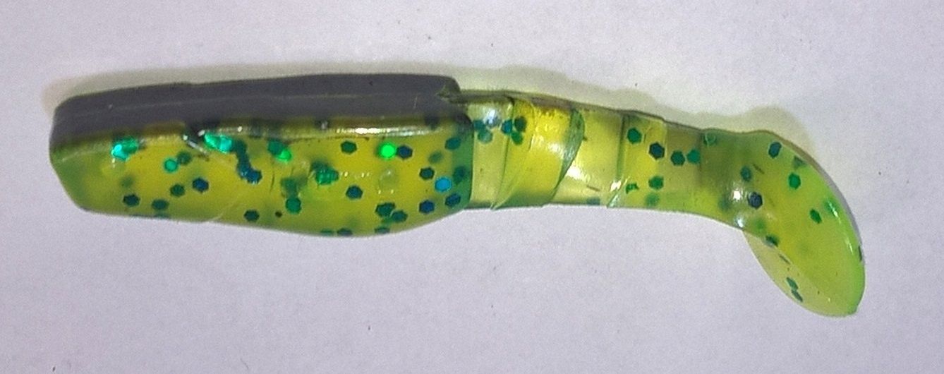  Manns predator 3,5cm geltonas su juodu grzbietem
