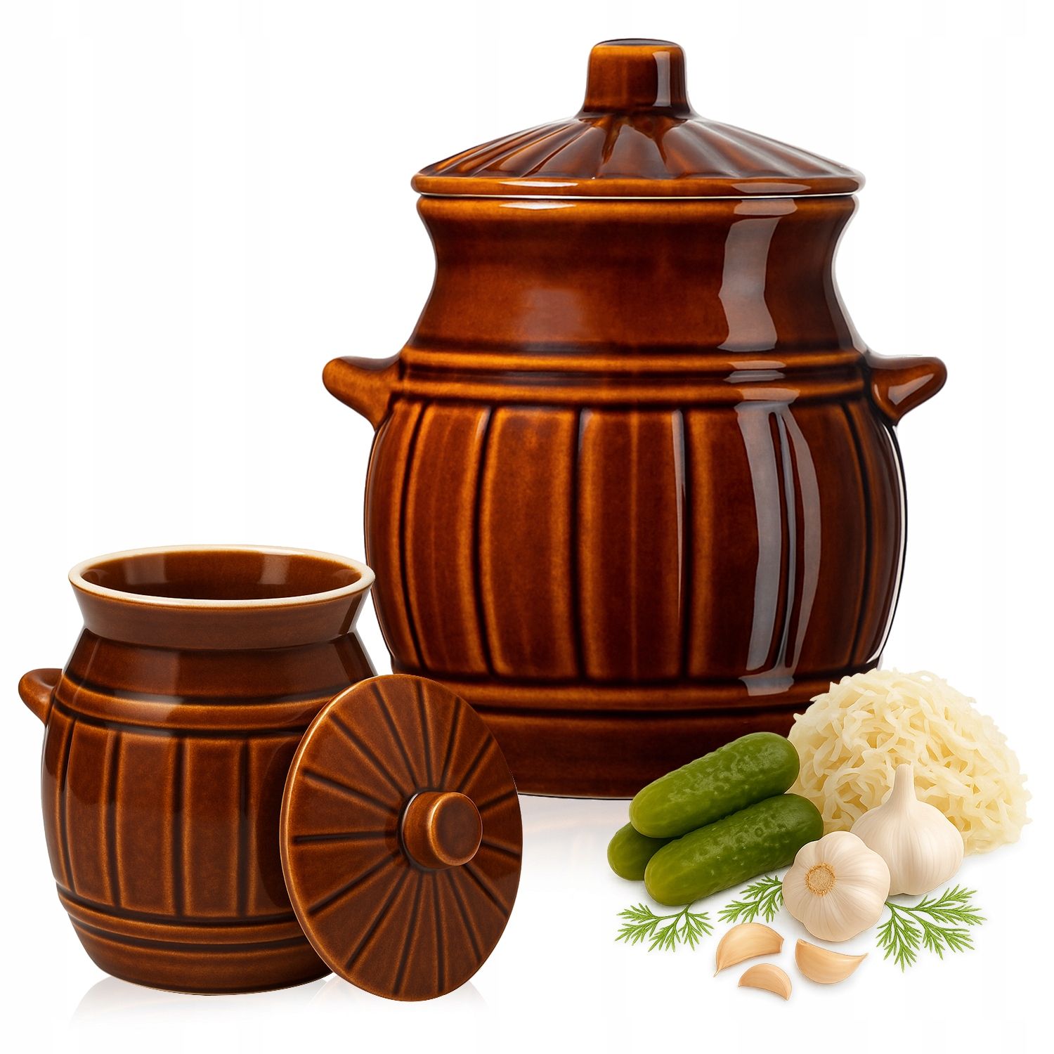  Stone barrel pot stone mass on cucumbers lard for tanning tongs 3,5