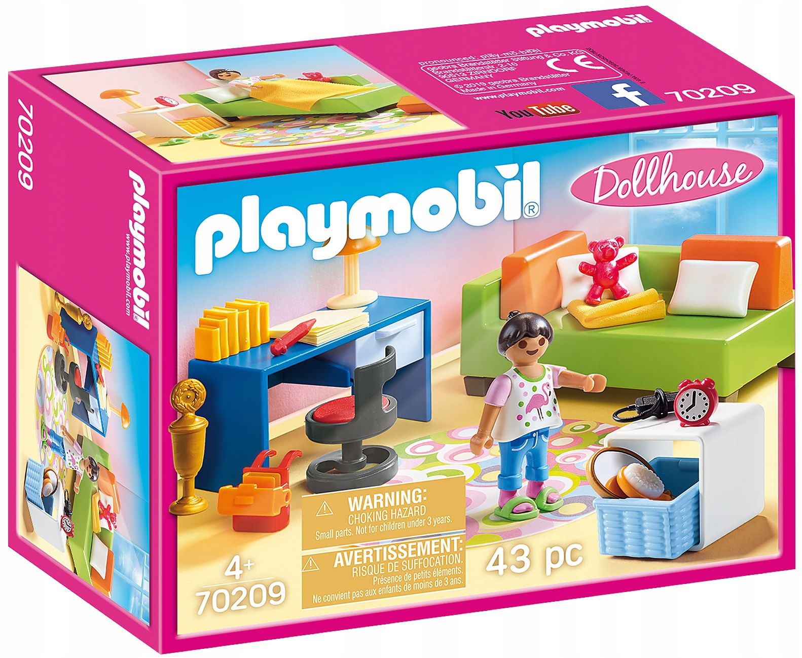  Playmobil didelis lėlių namelis namas dollhouse 70205 + katalogas su plakatem