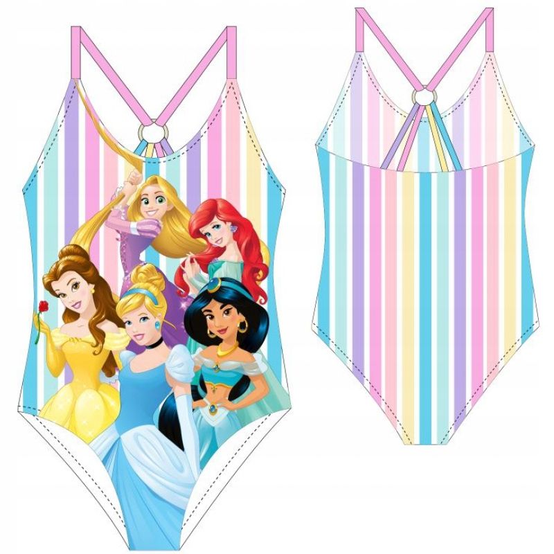  Swimsuit minnie 0484 striped r. 116/122