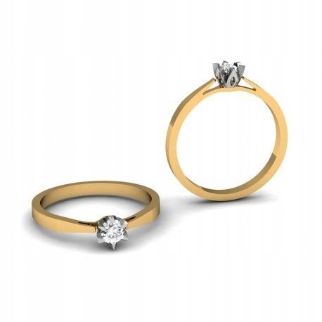  Lieliski gredzens ar izcili 0,44 ct -50% id