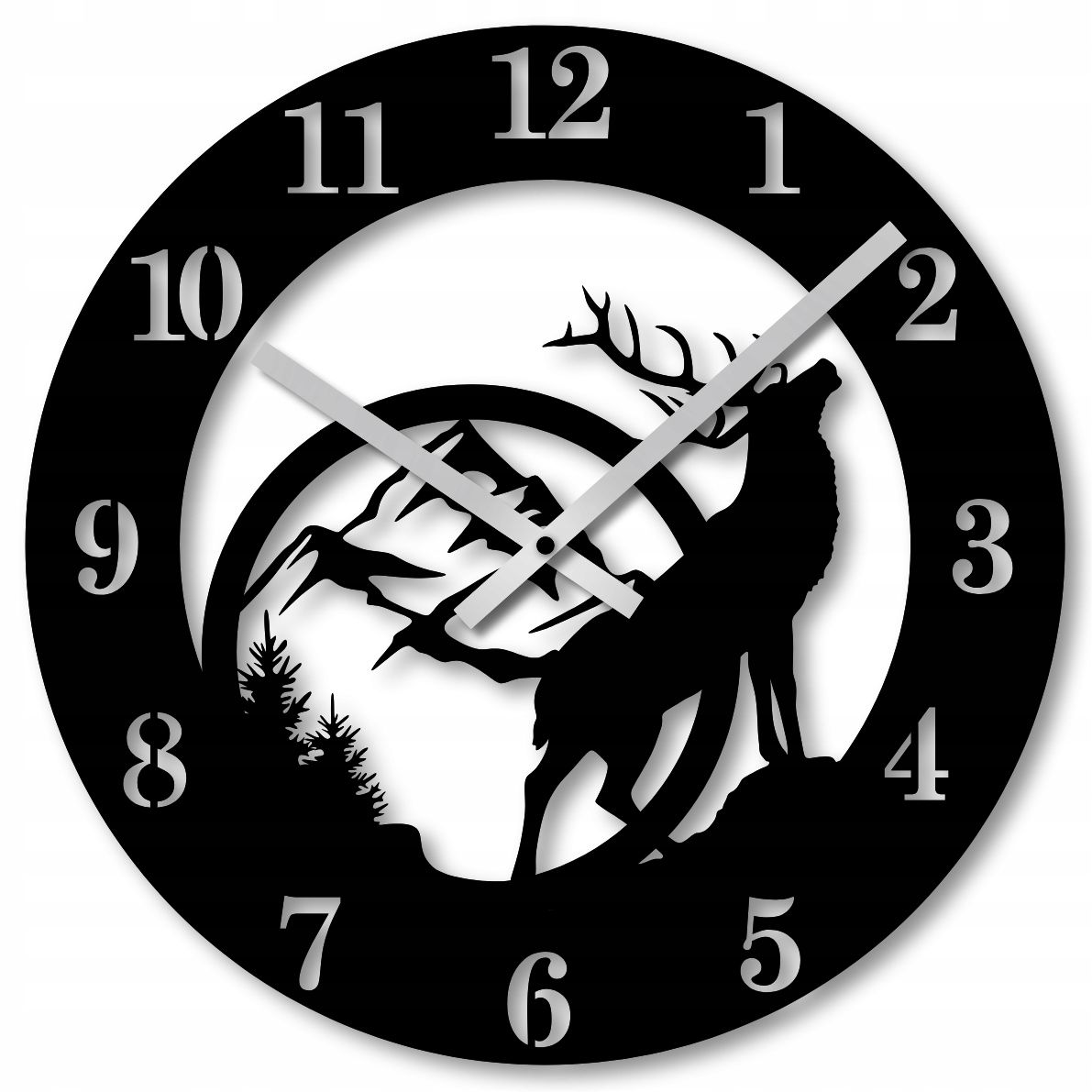  Wall clock 60 cm clock on the wall big clock openwork classic big numbers