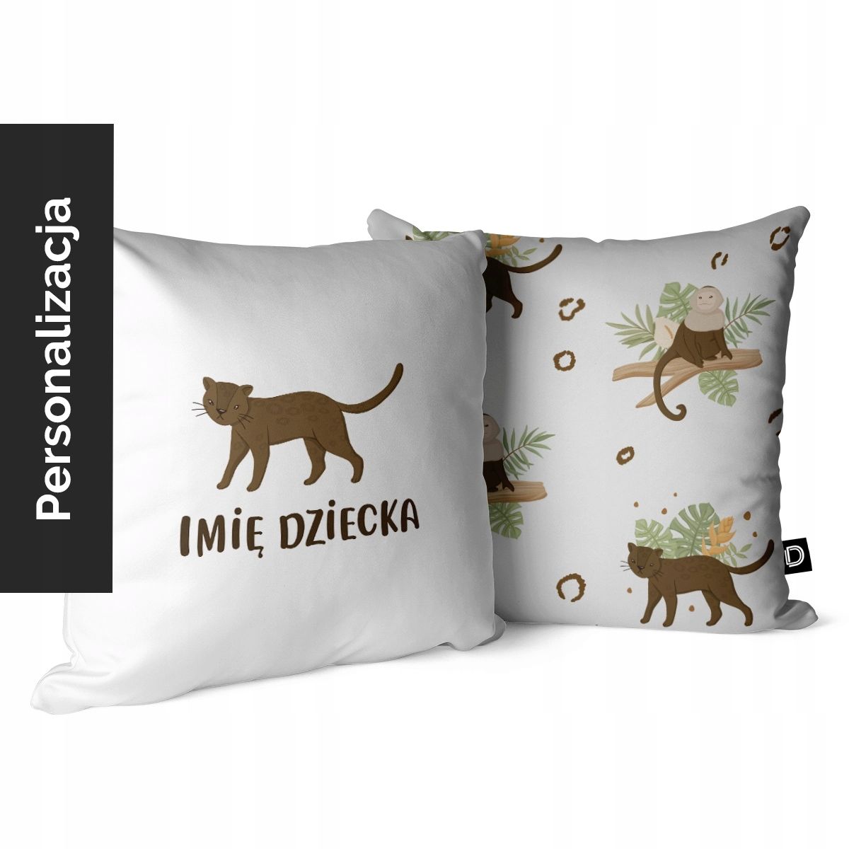  Polštář wild safari wzo d210 imie|liscie monstery
