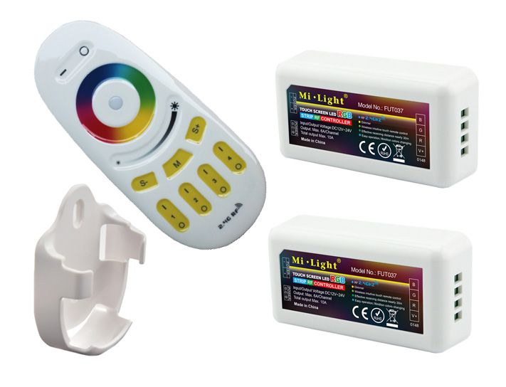  Kontrolieris milight kopa kontrolieris tālvadības pults uztvērēju fut043a led sloksnēm rgb