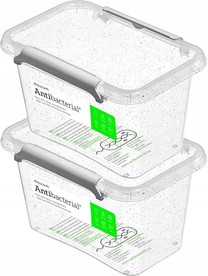  Komplektas indelių moxom antibacterial 0,35 l 3 kompiuterių.