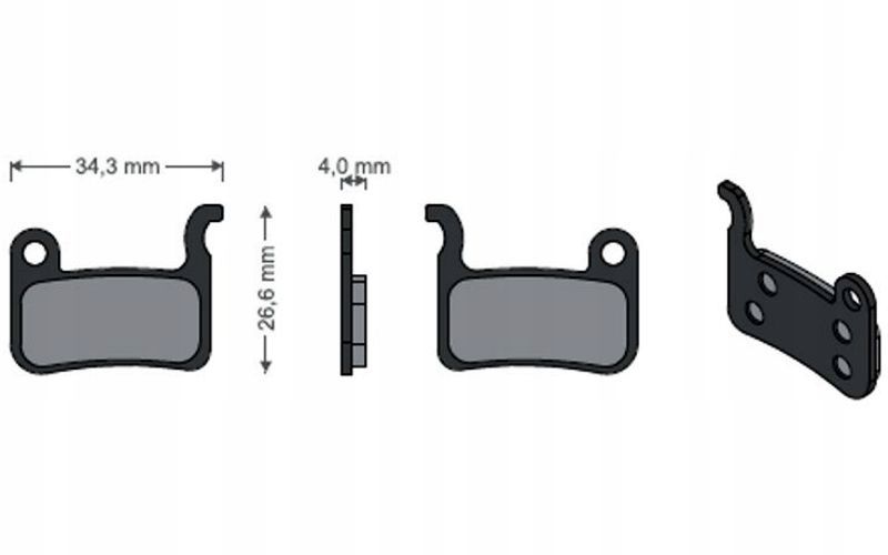  Antdėklai stabdžių kaladėlės diskų pusiau metalinės į shimano pakaitalai k03s k05s