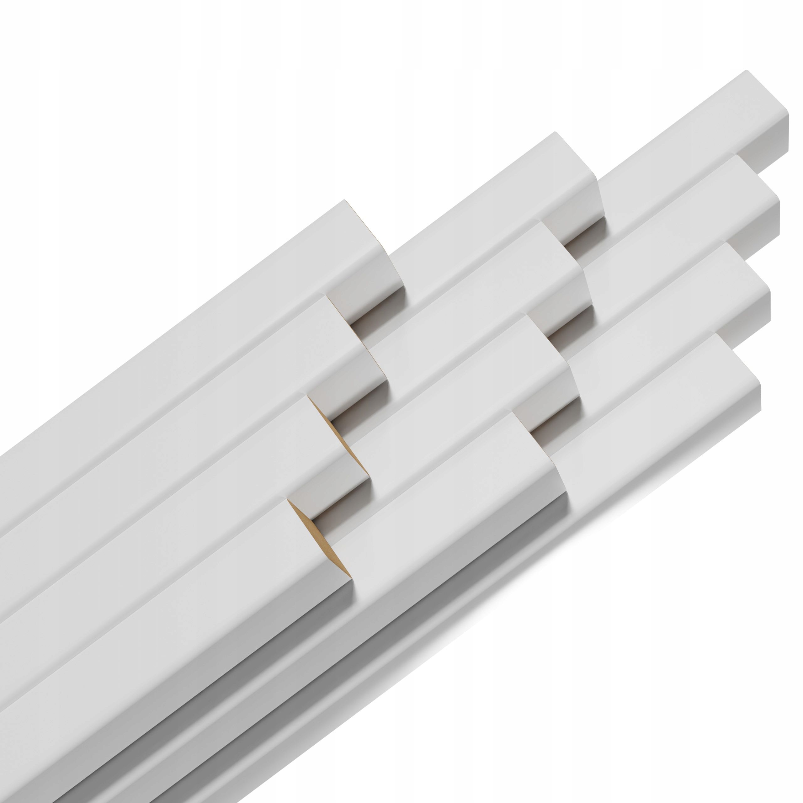  Seina liistud akustiline taldrikul plaadid valge 3d 275x6cm wotan looduslik