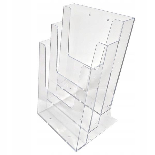  Stánek podavač pro letáky 4 x a5 plexi