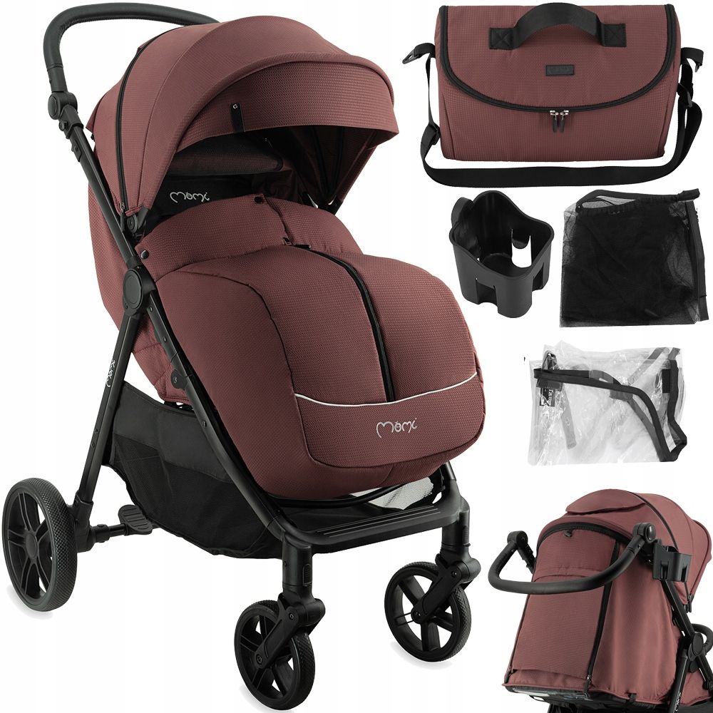  Sportkinderwagen in 22 kg - momi clara schwarze farbe - zubehör tasche