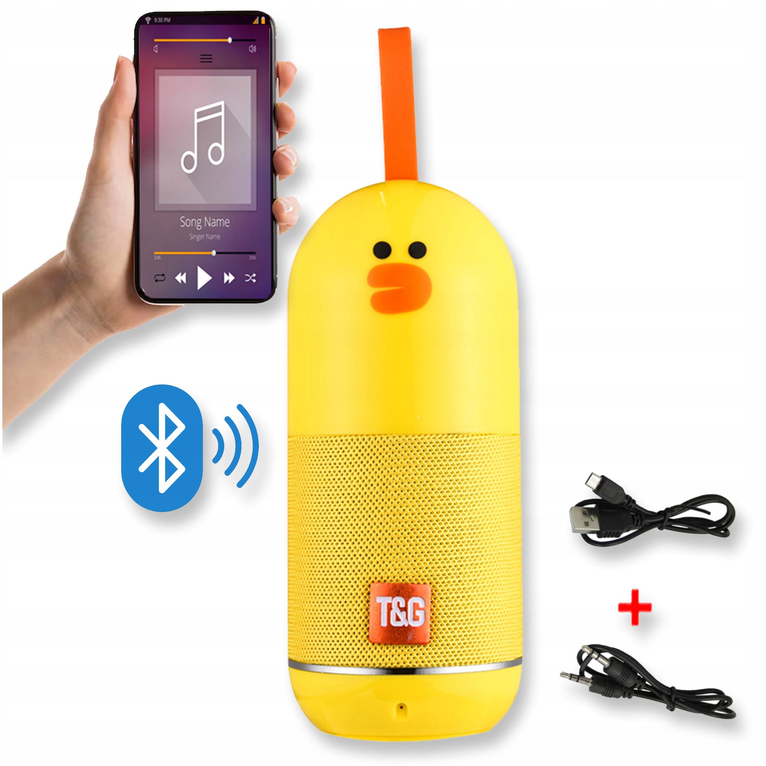  Speaker with bluetooth function portable wireless audio usb fm mobile radio aux sd