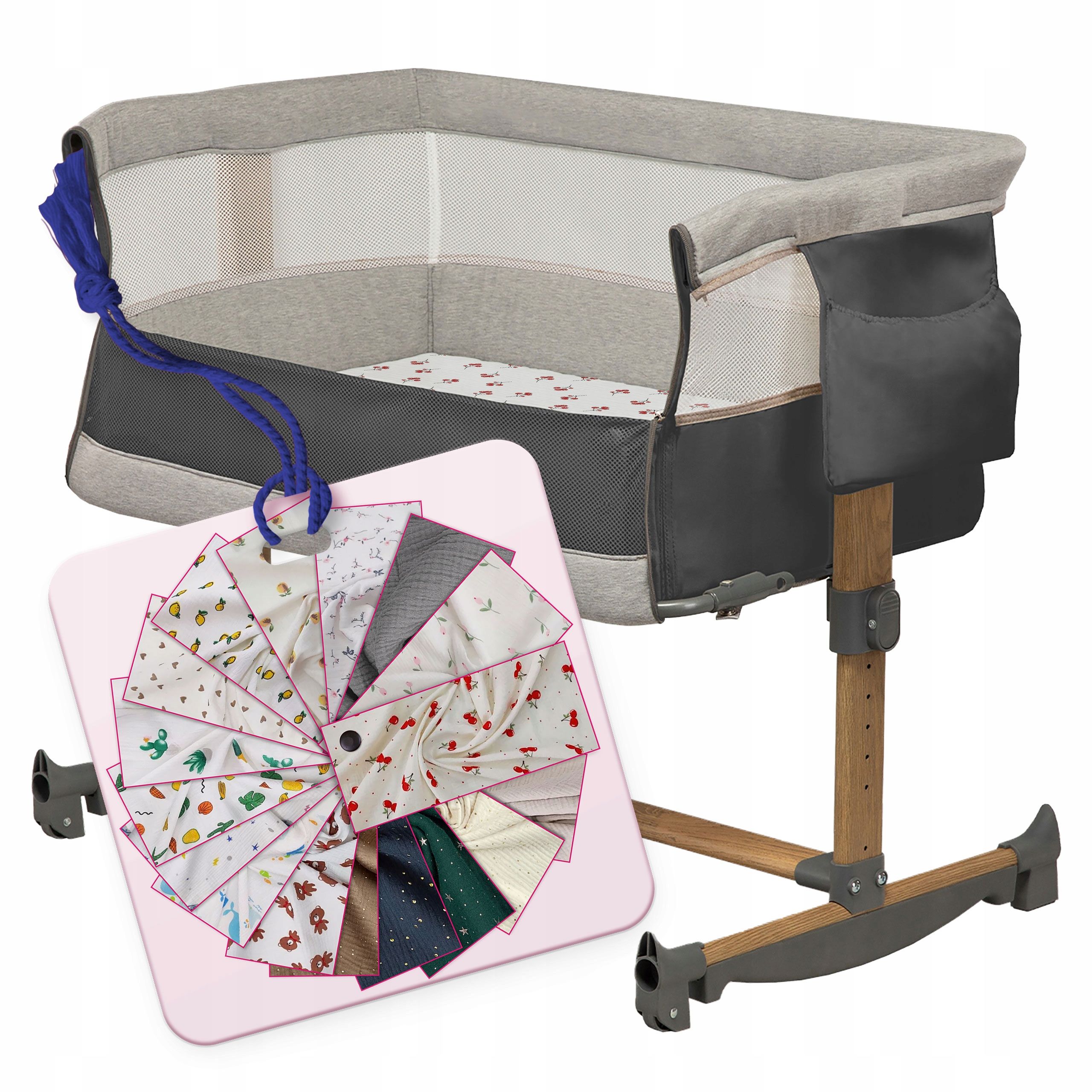  Sheet for the delivered crib lionelo leonie with an eraser cotton patterns