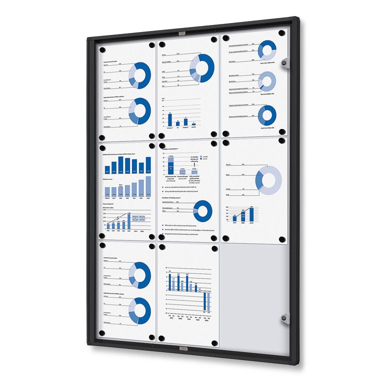 Showcase magnetic informational - ads black color 9xa4