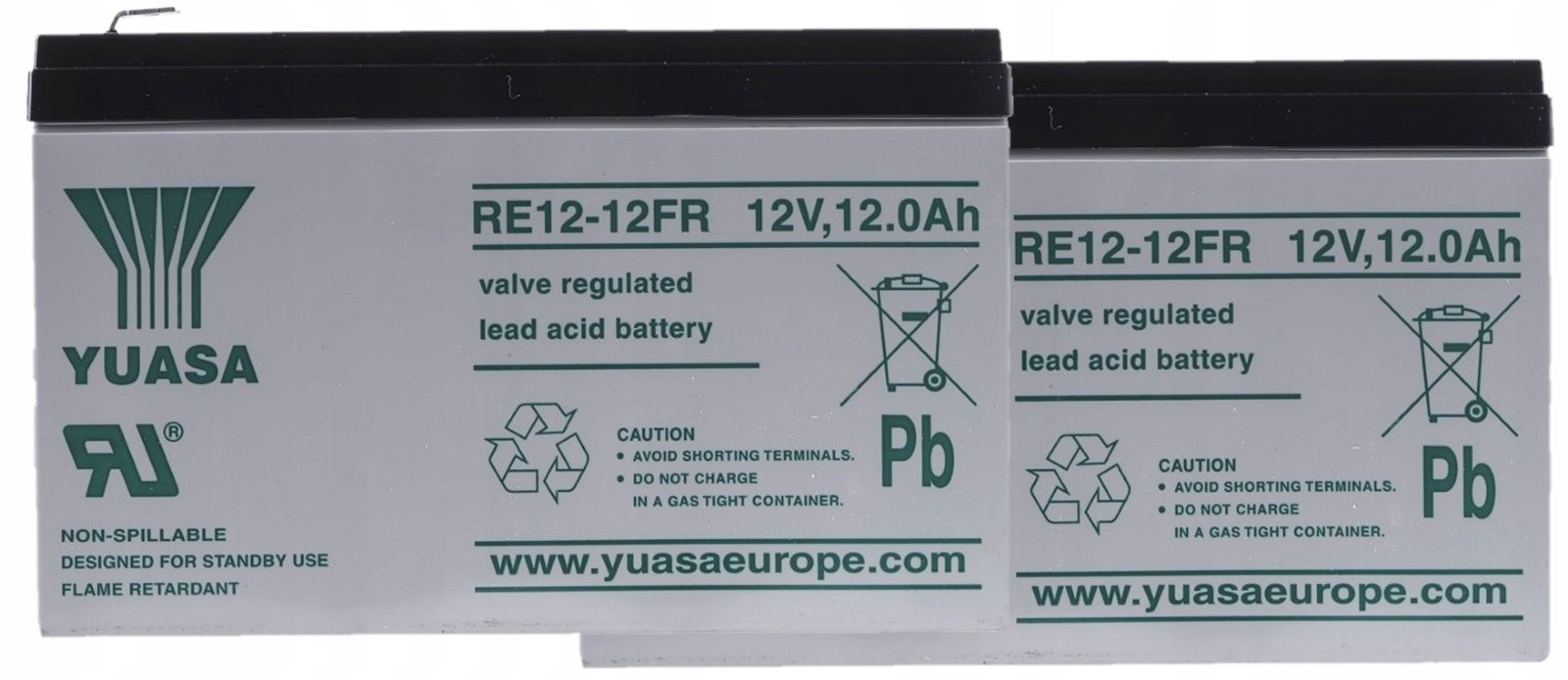  Apcrbc52 rbc 52 #52 battery pack yuasa uninterruptible power supplies/ ups apc 2x re12-12 12v 12ah