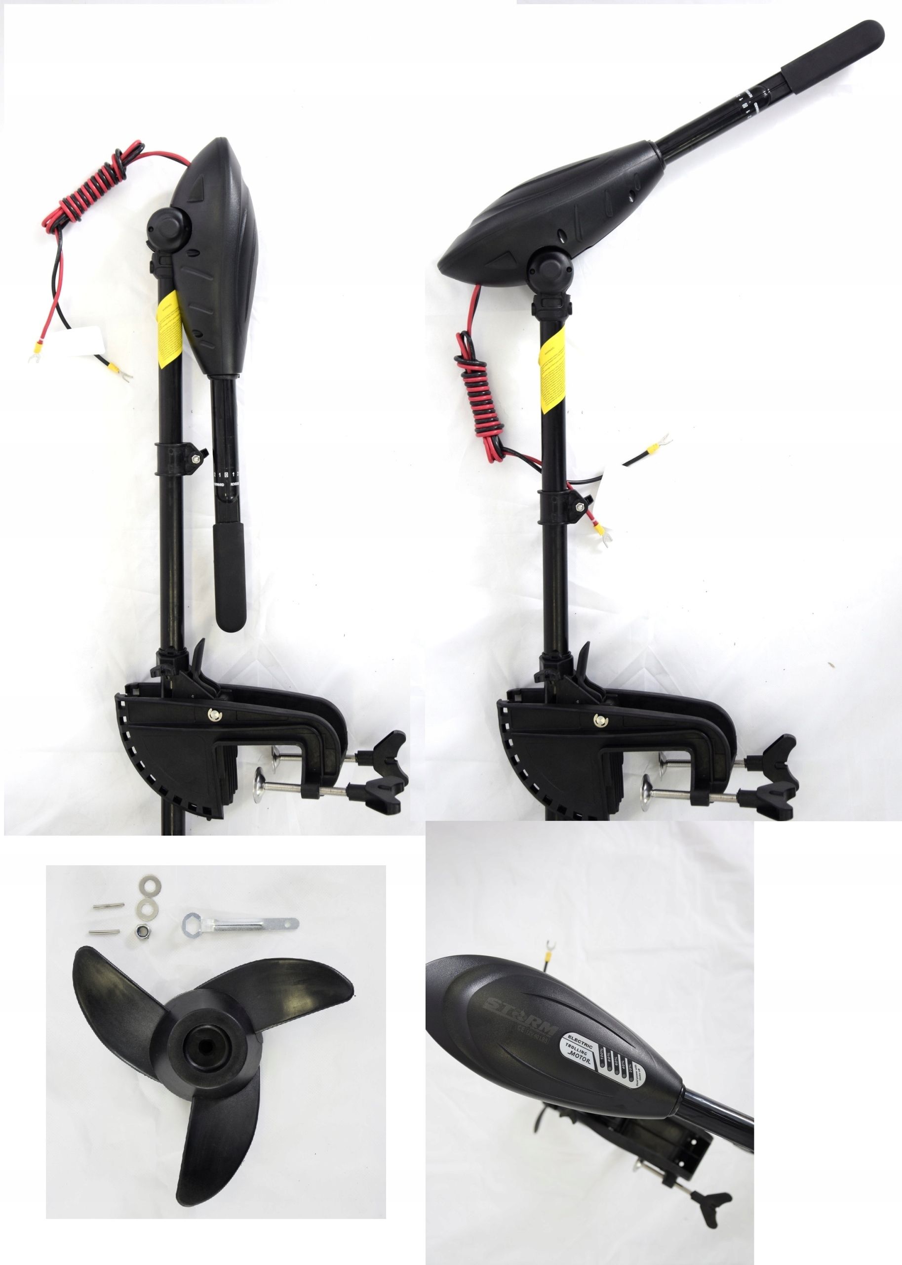  Valčių variklis elektrinis 480w 46lbs 12v storm