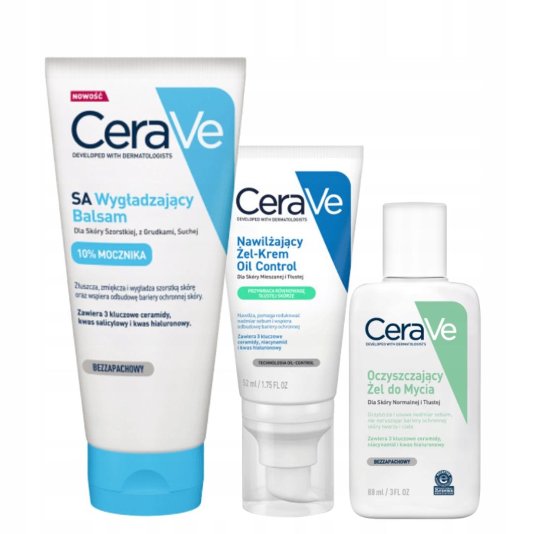  Cerave feuchtigkeitscreme gel-creme oil control + feuchtigkeitscreme gesichts spf 50