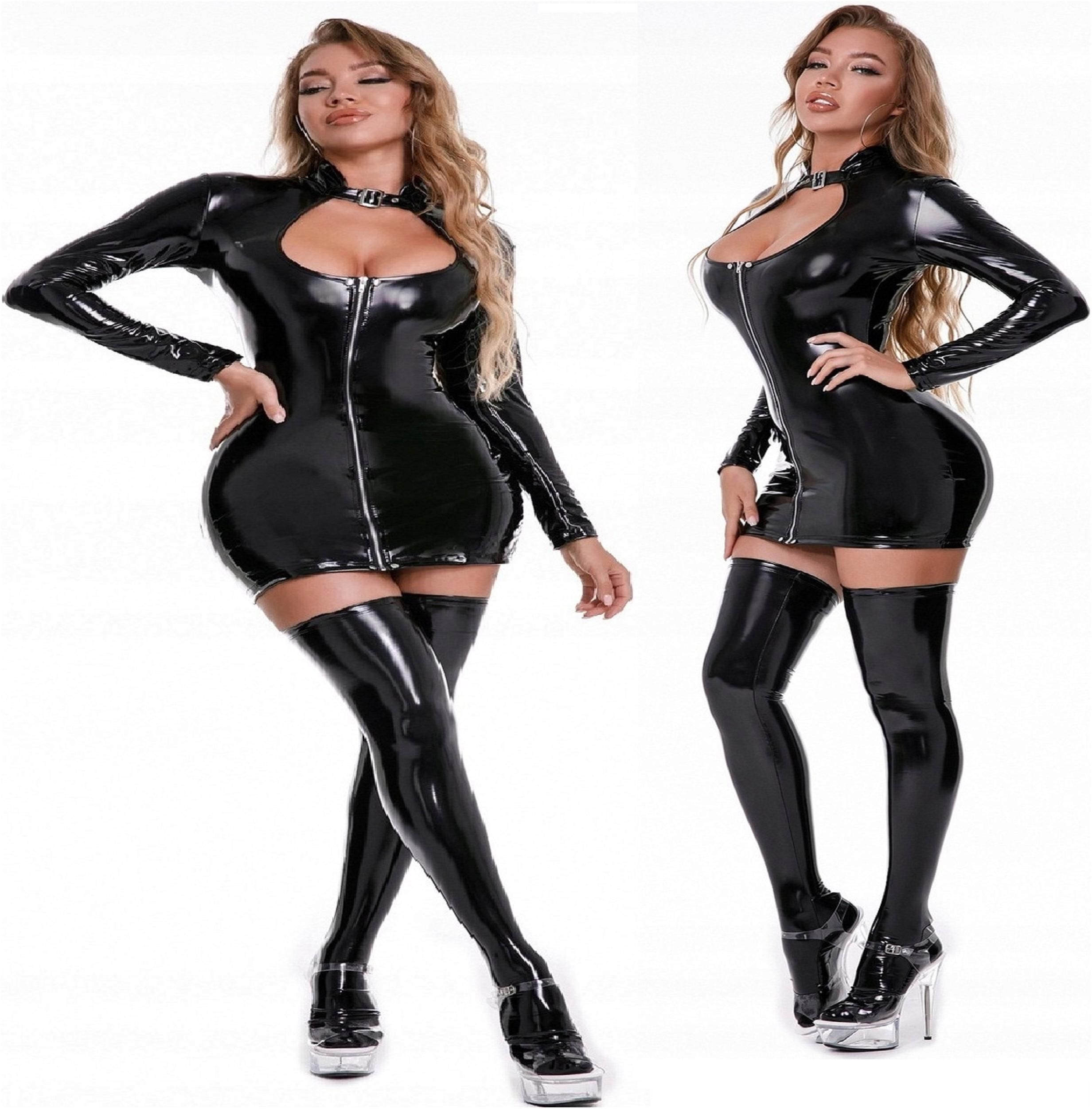  Kostým ženský šaty i ponožky soubor sexy xxl