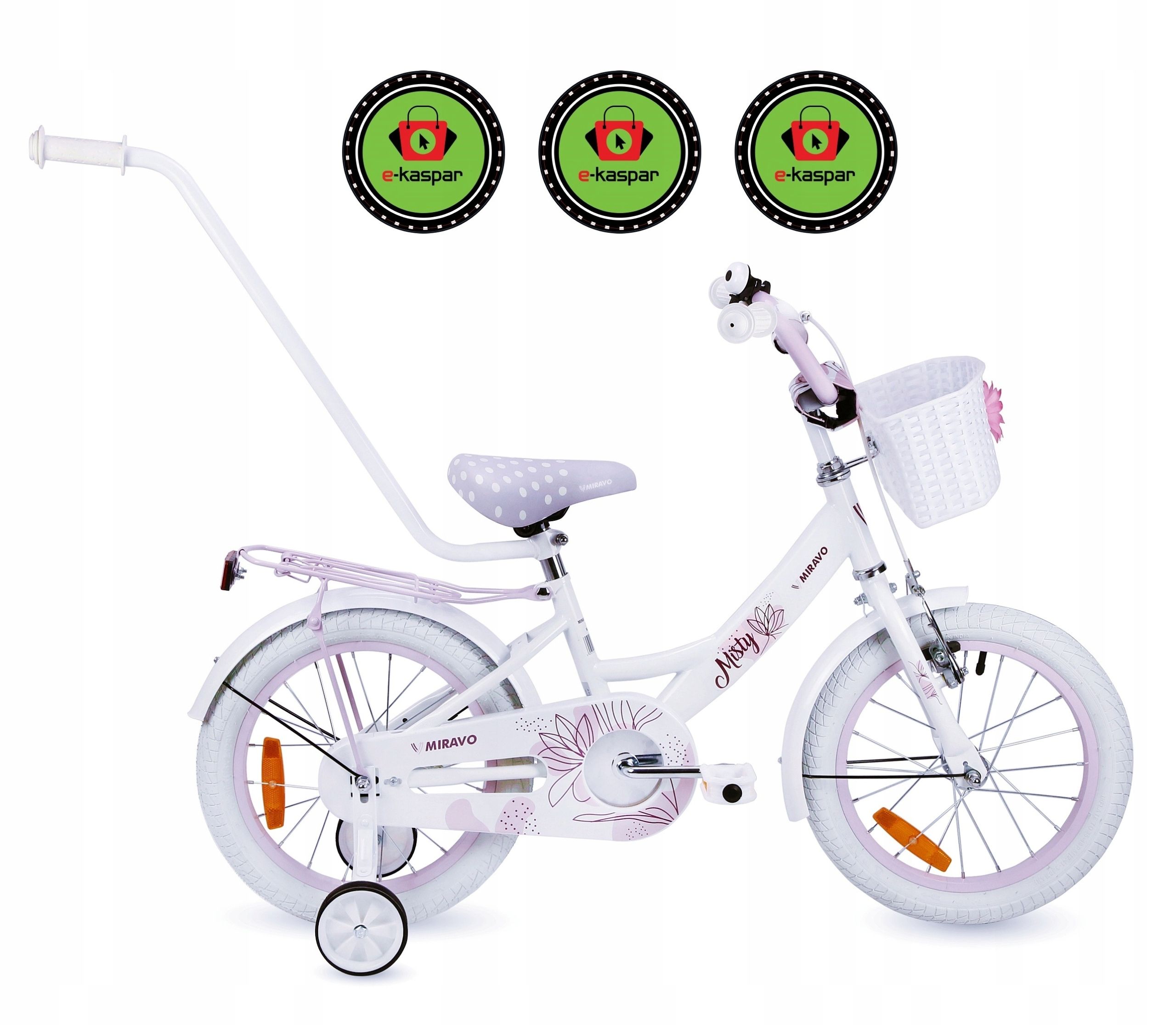  Detský bicykel 20 cali bicykel svetlo taška zatlačte rukoväť + bezplatne