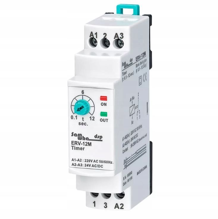  Relay startup star-triangle 24vdc/230vac